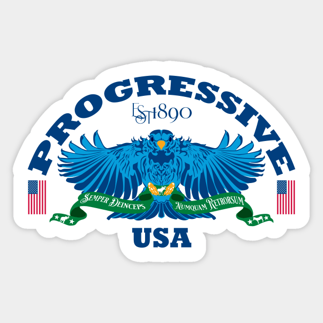 Progressive Bluebird of Happiness Sticker by PeregrinusCreative